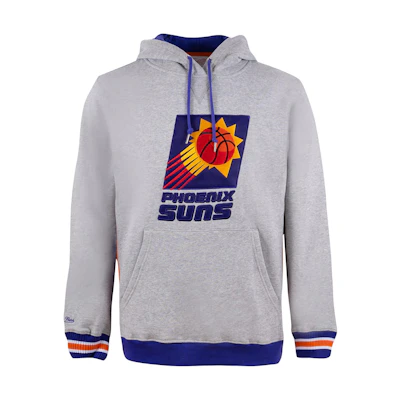 Mitchell Ness Mitchell & Ness Pistons Logo Embroidered Colorblock Hoodie Teal Unisex FPHD5378-DPIYYPPPTEAL