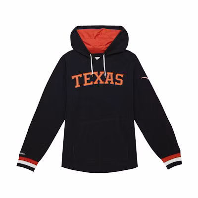 Mitchell Ness Mitchell & Ness Plain Letter Print Hoodie Black THOD4999-UTAYYPPPBLCK