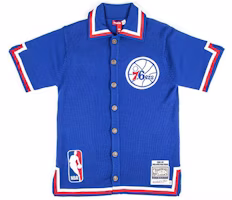 Mitchell Ness Mitchell & Ness Player Edition Blue Cardigan Sweater NNSSEY18118-P76ROYA82 Mitchell Ness Mitchell & Ness Player Edition Blue Cardigan Sweater NNSSEY18118-P76ROYA82