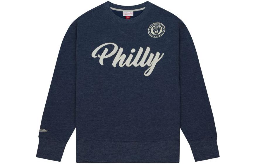 Mitchell Ness Mitchell & Ness Playoff Win 20 Crew Vintage Philadelphia Eagles Animal Print Sweater Gray FCPO6736PEAYYPPPGHWH