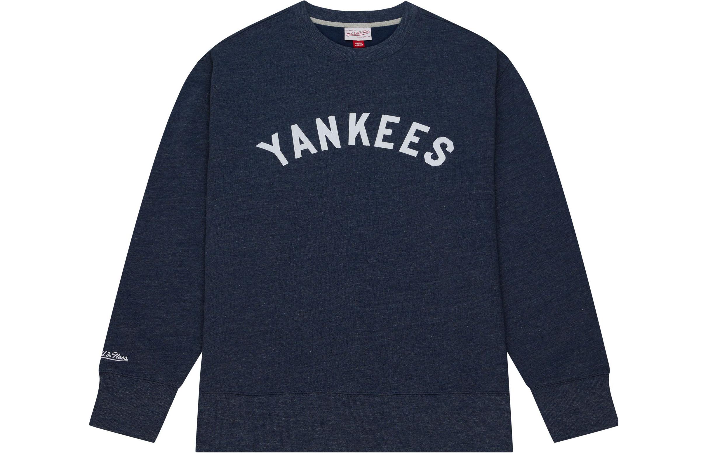 Mitchell Ness Mitchell & Ness Playoff Win 20 Crew Philadelphia 76ers Logo Sweatshirt Grey FCPO6736-P76YYPPPGHWH