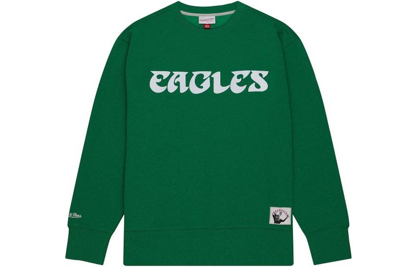 Mitchell Ness Mitchell & Ness Playoff Win 20 Crew Philadelphia Eagles Helmet Gray Sweatshirt FCPO6736-PEAYYPPPGYHT
