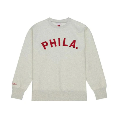 Mitchell Ness Mitchell & Ness Playoff Win 20 Dallas Mavericks Crewneck Sweatshirt Blue FCPO6736-DMAYYPPPNYHT