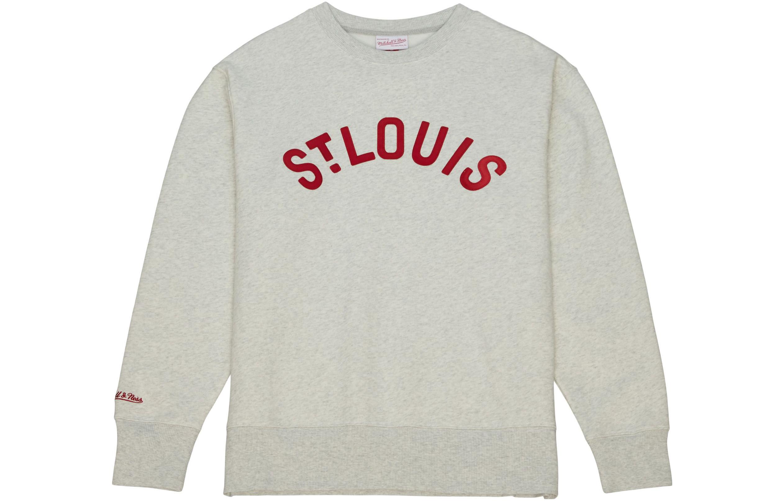 Mitchell Ness Mitchell & Ness Playoff Win 20 St Louis Cardinals Vintage Crewneck Sweatshirt Blue FCPO6736-SLCYYPPPNYHT