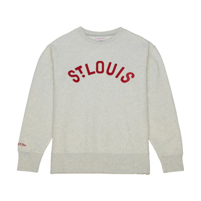 Mitchell Ness Mitchell & Ness Playoff Win 20 St Louis Cardinals Vintage Crewneck Sweatshirt Blue FCPO6736-SLCYYPPPNYHT
