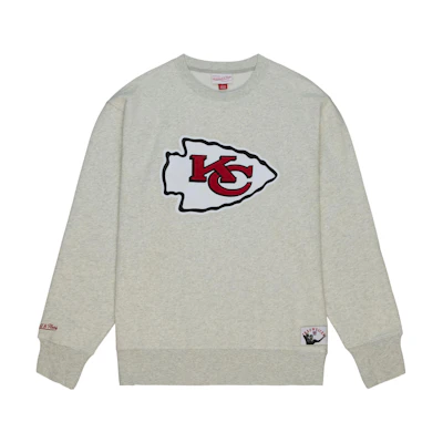 Mitchell Ness Mitchell & Ness Playoff Win 20 Vintage Kansas City Chiefs Red Crewneck Sweatshirt FCPO6736KCCYYPPPSCHT