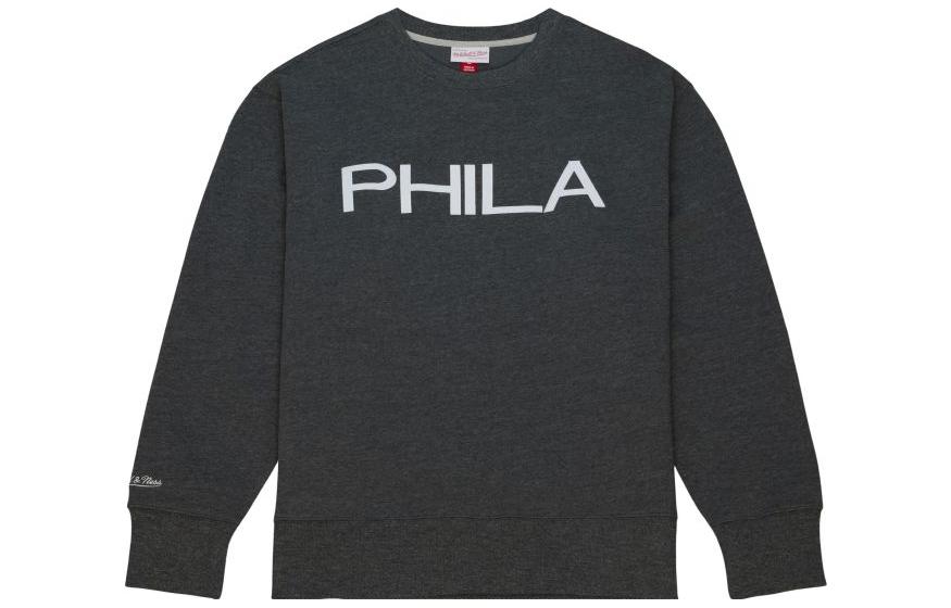 Mitchell Ness Mitchell & Ness Playoff Win 20 Vintage Philadelphia 76ers Crewneck Sweatshirt Men FCPO6736-P76YYPPPGYHT
