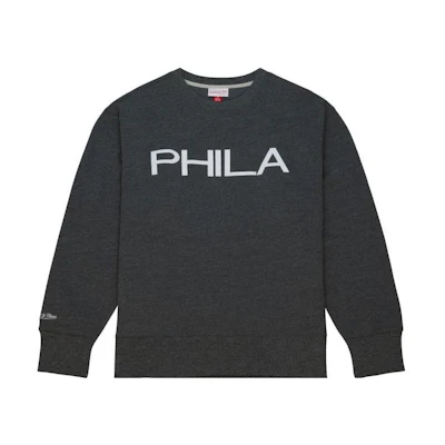 Mitchell Ness Mitchell & Ness Playoff Win 20 Vintage Philadelphia 76ers Crewneck Sweatshirt Men FCPO6736-P76YYPPPGYHT