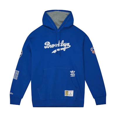 Mitchell Ness Mitchell & Ness Purple Badge Embroidered Hoodie FPHD4987-LALYYPPPPURP