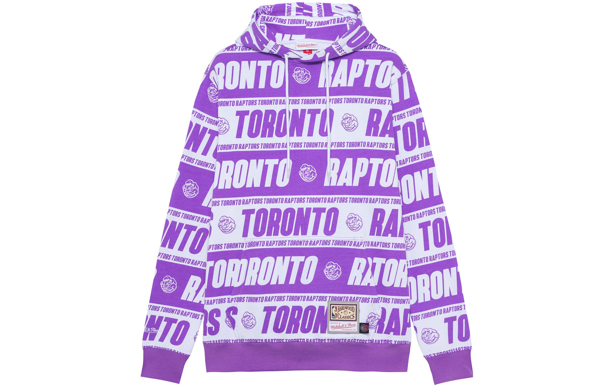 Mitchell Ness Mitchell & Ness Raptors Logo Print Hoodie Unisex Black/Brown Casual Series FPHD4782-TRAYYPPPBKTN
