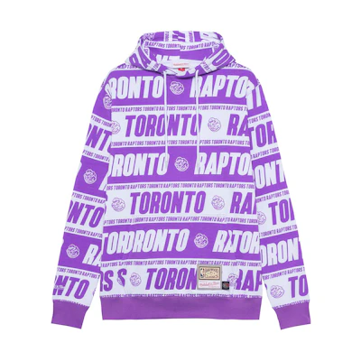 Mitchell Ness Mitchell & Ness Raptors Logo Print Hoodie Unisex Black/Brown Casual Series FPHD4782-TRAYYPPPBKTN