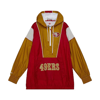 Mitchell Ness Mitchell & Ness Red Hoodie with Lettering Long Sleeves FPHD5513-GEOYYPPPSCAR