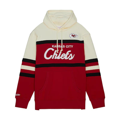 Mitchell Ness Mitchell & Ness Red Logo Print Zip Pullover Hoodie Jacket OJZP3409-CBUSCAR