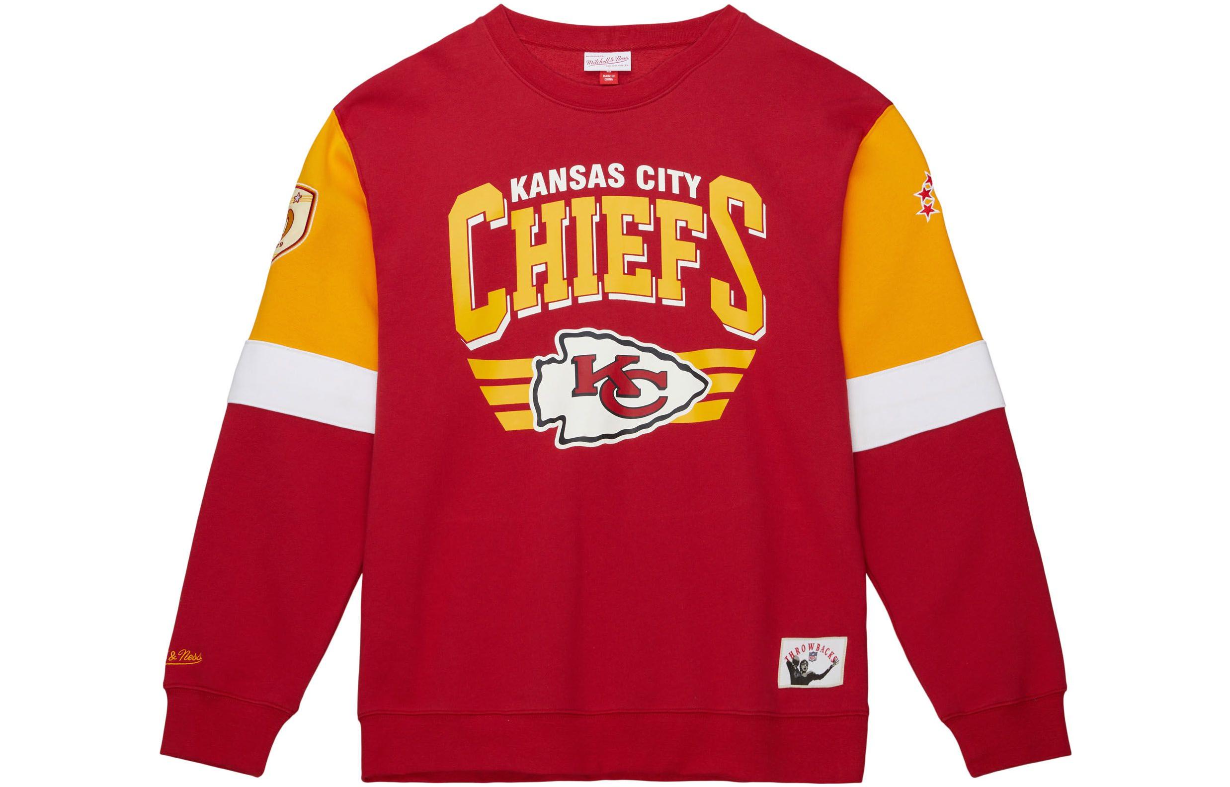 Mitchell Ness Mitchell & Ness Red Pullover Hooded Sweatshirt QTZPAJ19032-PTBSCAR