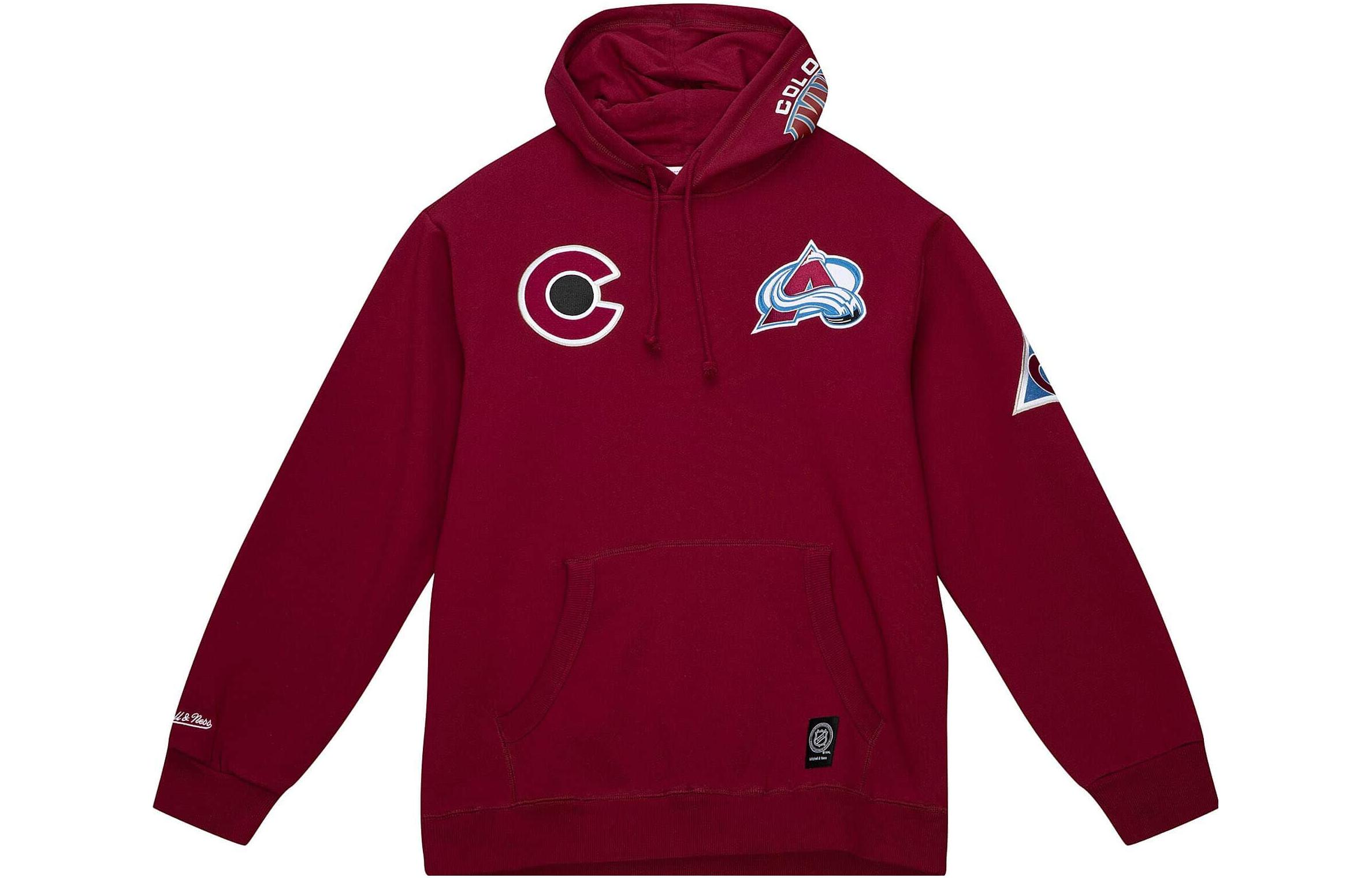 Mitchell Ness Mitchell & Ness Red Pullover Sweatshirt with Letter Print OJPO1038-CBUYYPPPSCAR