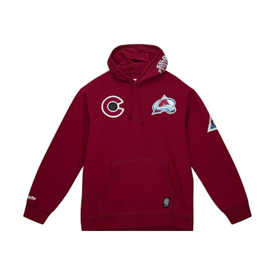 Mitchell Ness Mitchell & Ness Red Pullover Sweatshirt with Letter Print OJPO1038-CBUYYPPPSCAR
