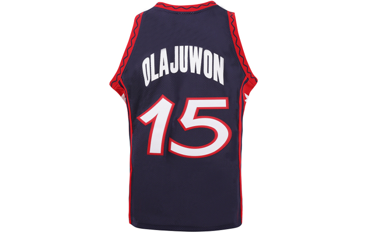 Mitchell Ness Mitchell & Ness Retro 1996 USA Olympic Hakeem Olajuwon Basketball Jersey Navy. AJY4SB19060-USANAVY96HOL 圖 3