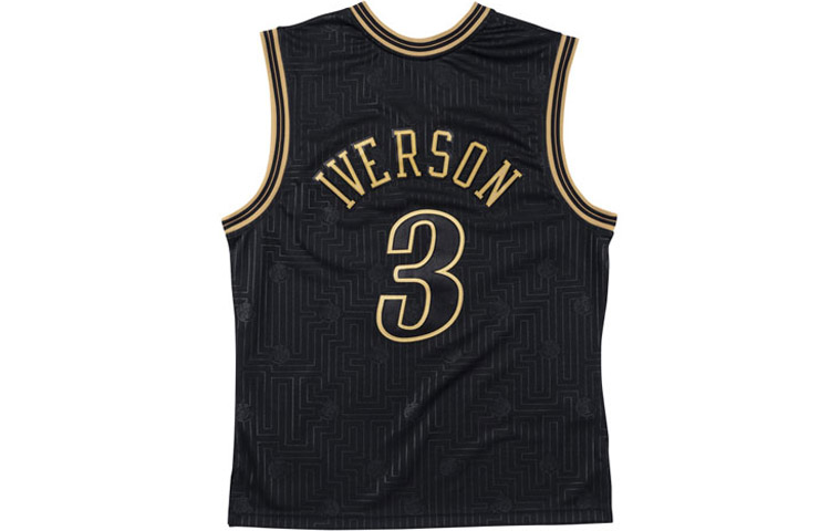 Mitchell Ness Mitchell & Ness Retro 76ers 00-01 Allen Iverson Chinese New Year Jersey Black SMJYBW19065-P76BLCK01AIV 圖 3