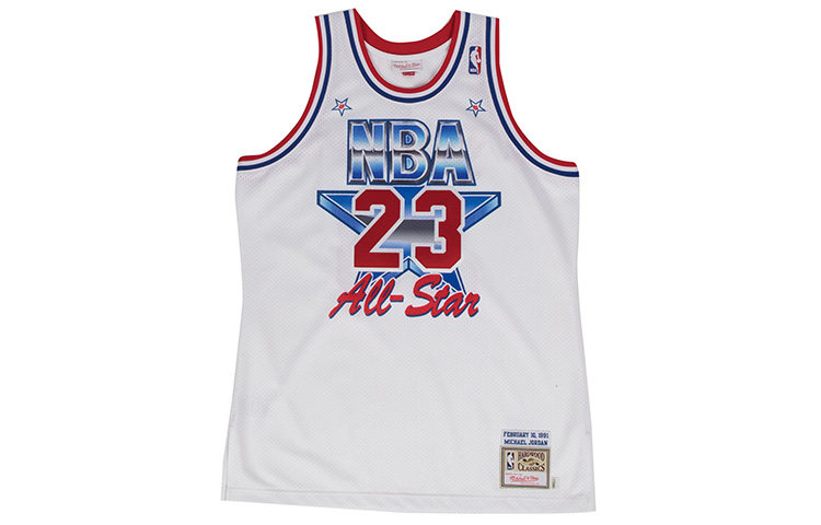 Mitchell Ness Mitchell & Ness Retro All-Star Jordan 23 Jersey Unisex White 7226-ASE-91MJOR4 圖 2