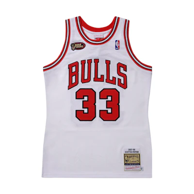 Mitchell Ness Mitchell & Ness Retro Basketball Jersey Scottie Pippen #33 Chicago Bulls White Unisex AJY44952-CBU97SPIWHIT
