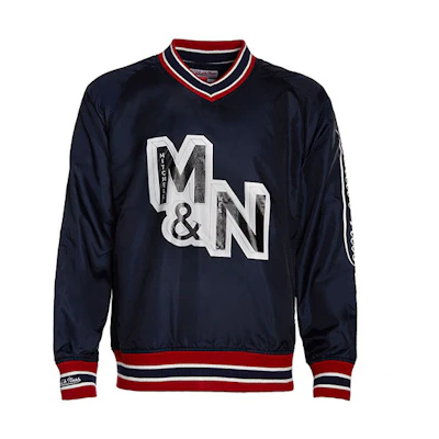 Mitchell Ness Mitchell & Ness Retro Colorblock Short-Sleeve Hoodie Chicago Bulls Grey Pink HDSSAJ19008-CBUGHLK