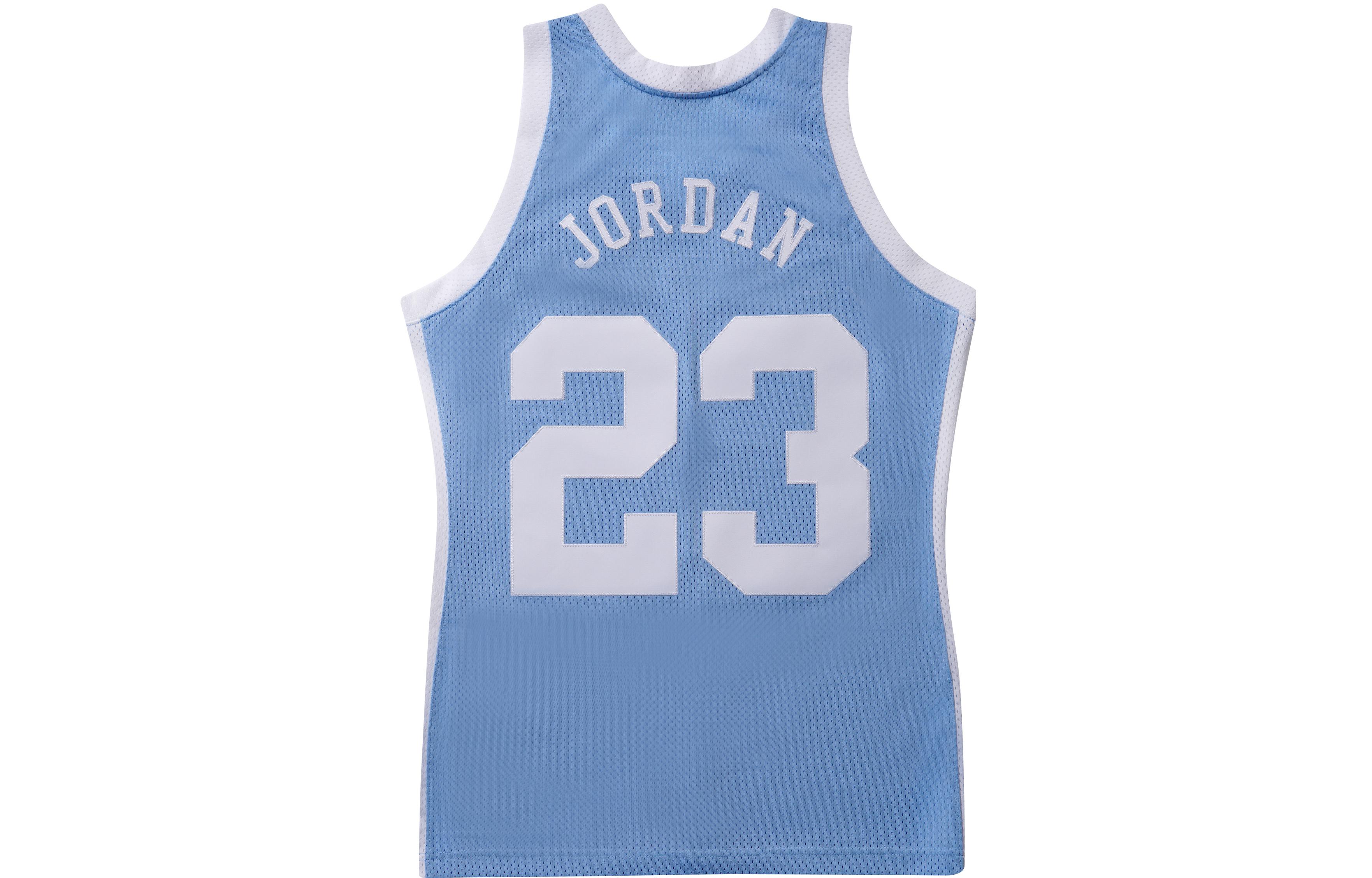 Lookbook ミッチェル＆ネス レトロ メッシュ バスケジャージ 83-84 シカゴブルズ #23 マイケルジョーダン 青 男女兼用 AJY54495-UNC83MJOLTBL