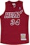 Order Mitchell Ness Mitchell & Ness Retro Miami Heat Ray Allen #34 Basketball Jersey Red Unisex. AJY44973-MHE12RALSCAR
