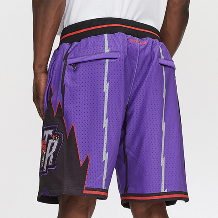 Details for Mitchell & Ness Retro Mid-Rise Loose Fit Celana Basket Unisex. SHORBW18055-TRAPURP