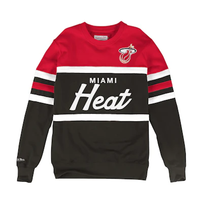 Mitchell Ness Mitchell & Ness Retro Pullover Letter Patchwork Sweatshirt Red Men FCPO3400-CBUYYPPPSCAR