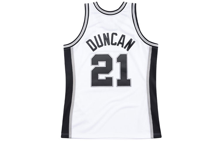 Mitchell Ness Mitchell & Ness Retro Spurs Tim Duncan #21 1998-99 Basketball Jersey White AJY4EL18027-SASWHIT98TDU 圖 3