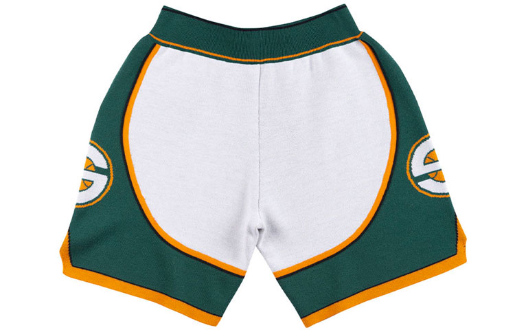 Lookbook ミッチェル＆ネス レトロ スーパソニックス デュラント バスケ ショーツ ホワイト メンズ SHOREY18121-SSUWHIT07