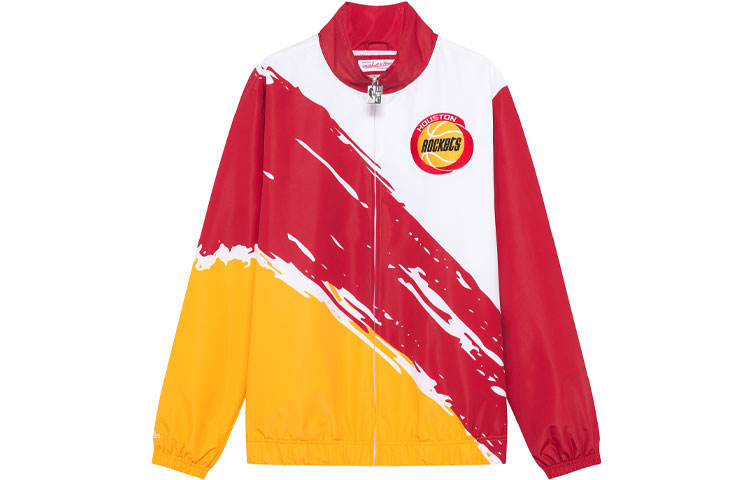 Mitchell Ness Mitchell & Ness Rockets Logo All-Over Print Hoodie Red Unisex FPHD4779-HROYYPPPRED1