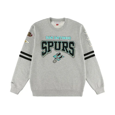 Mitchell Ness Mitchell & Ness San Jose Sharks Heavyweight Satin Jacket Black - Striped Collar OJBF5516SJSYYPPPBLCK