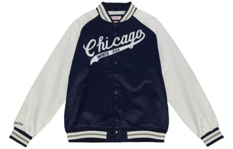 Mitchell Ness Mitchell & Ness Seahawks Heavyweight Satin Jacket Blue – Varsity Style OJBF5516-SSEYYPPPROYA