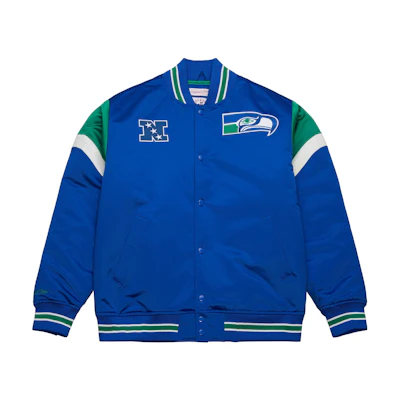 Mitchell Ness Mitchell & Ness Seattle Supersonics Heavyweight Satin Jacket Green () OJBF5516SSUYYPPPKYGN