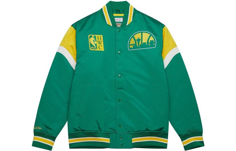 Mitchell Ness Mitchell & Ness Sky Blue Alphabet Crewneck Long Sleeve Sweatshirt FCPO5512-SASYYPPPTEAL