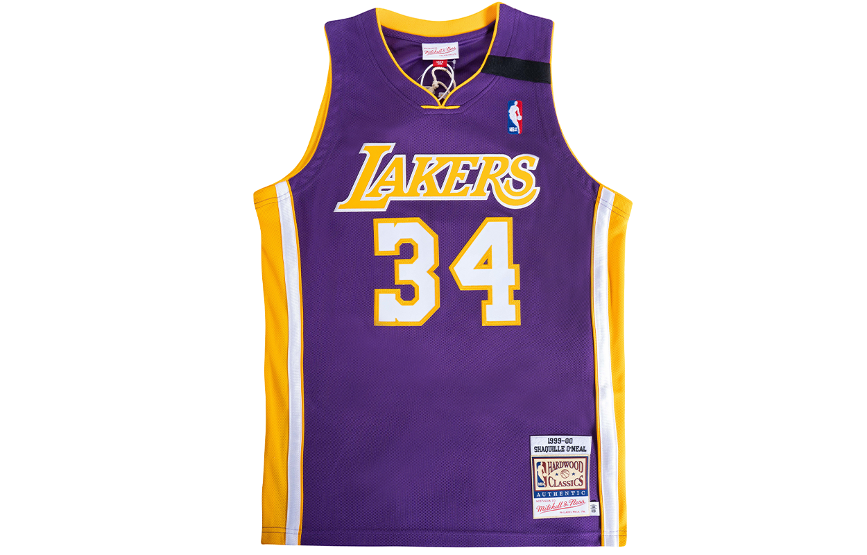 Buy Mitchell & Ness 沙奎爾奧尼爾 34 湖人 99-00 復古紫色球衣 男女款 AJY4CP18186-LALPURP99SON