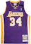 Buy Mitchell & Ness 沙奎爾奧尼爾 34 湖人 99-00 復古紫色球衣 男女款 AJY4CP18186-LALPURP99SON
