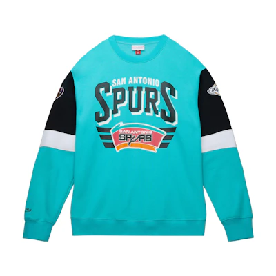 Mitchell Ness Mitchell & Ness Slap Sticker Hoodie AtlAnta Hawks Logo Print Black Sweatshirt FPHD4771-AHAYYPPPBLCK