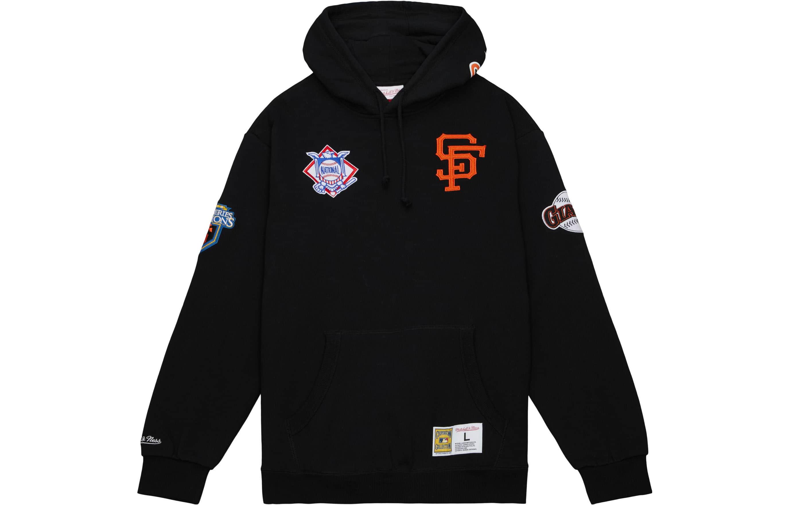 Mitchell Ness Mitchell & Ness Solid Color Embroidered Logo Sweatshirt - Gray FPHD4987-LAKYYPPPGYHT