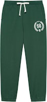 Mitchell Ness Mitchell & Ness Solid Color Embroidered Logo Casual Pants Unisex Dark Green MNRQAWTOHP033-GRN Mitchell Ness Mitchell & Ness Solid Color Embroidered Logo Casual Pants Unisex Dark Green MNRQAWTOHP033-GRN