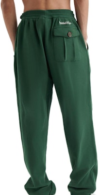 Mitchell Ness Mitchell & Ness Solid Color Embroidered Logo Casual Pants Unisex Dark Green MNRQAWTOHP033-GRN Sizing Mitchell Ness Mitchell & Ness Solid Color Embroidered Logo Casual Pants Unisex Dark Green MNRQAWTOHP033-GRN