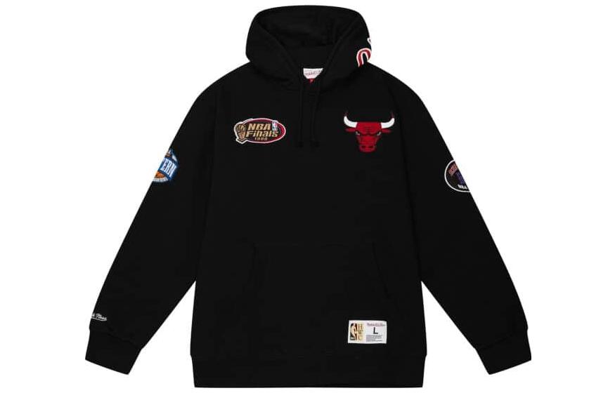 Mitchell Ness Mitchell & Ness Solid Color Logo Zip-Up Long Sleeve Jacket OJZP5008-LAFYYPPPBLCK