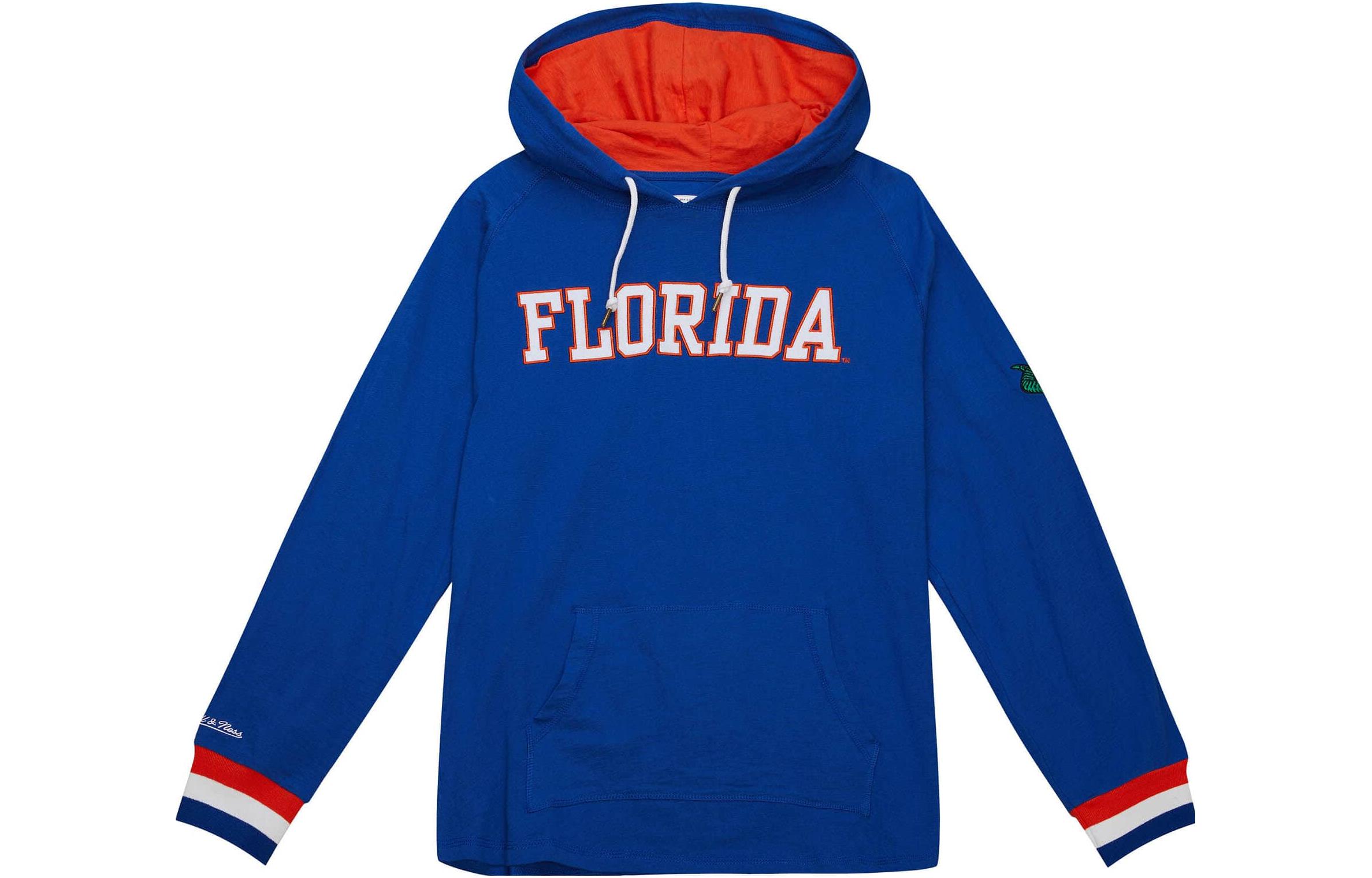 Mitchell Ness Mitchell & Ness Solid Color Logo Print Hoodie Blue ( Fashion) THOD4999-UFLYYPPPROYA