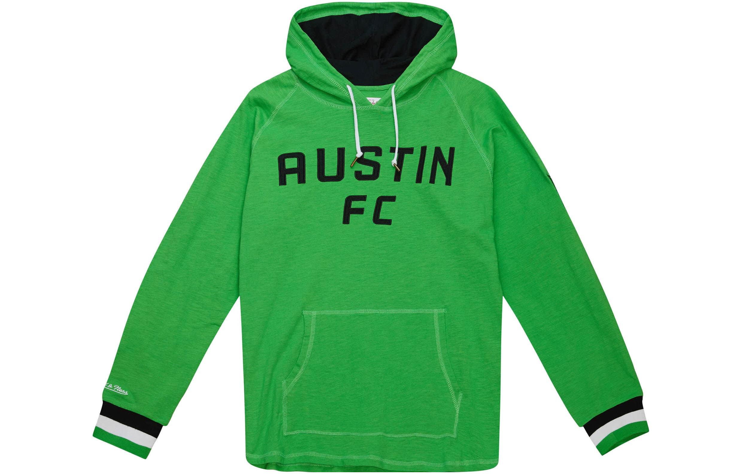 Mitchell Ness Mitchell & Ness Solid Letter Graphic Pullover Hoodie for Men THOD4999-AUFYYPPPDKGN