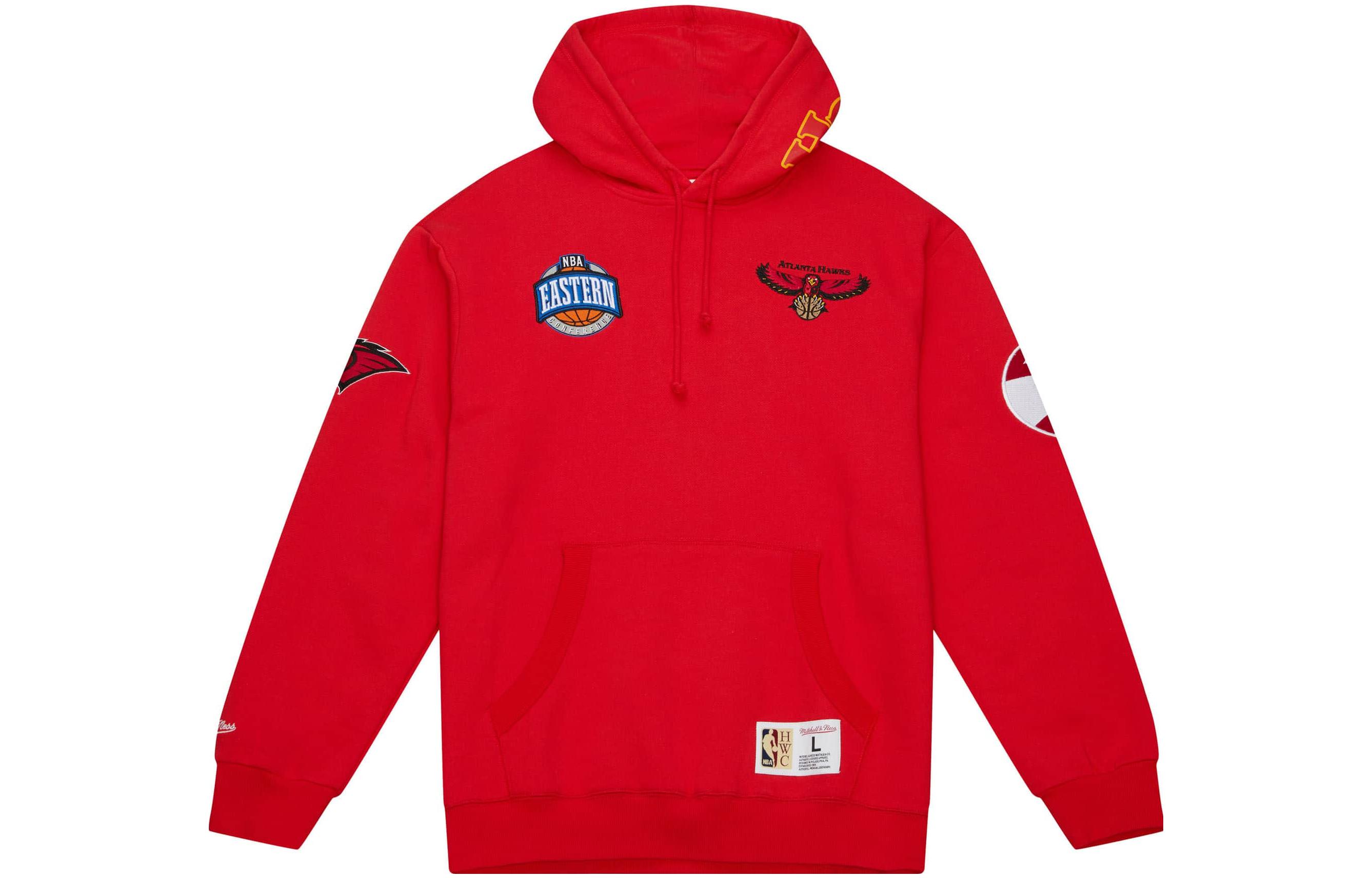 Mitchell Ness Mitchell & Ness Solid Logo Pullover Sweatshirt Unisex Black FCNKDL19044-MNNBLCK