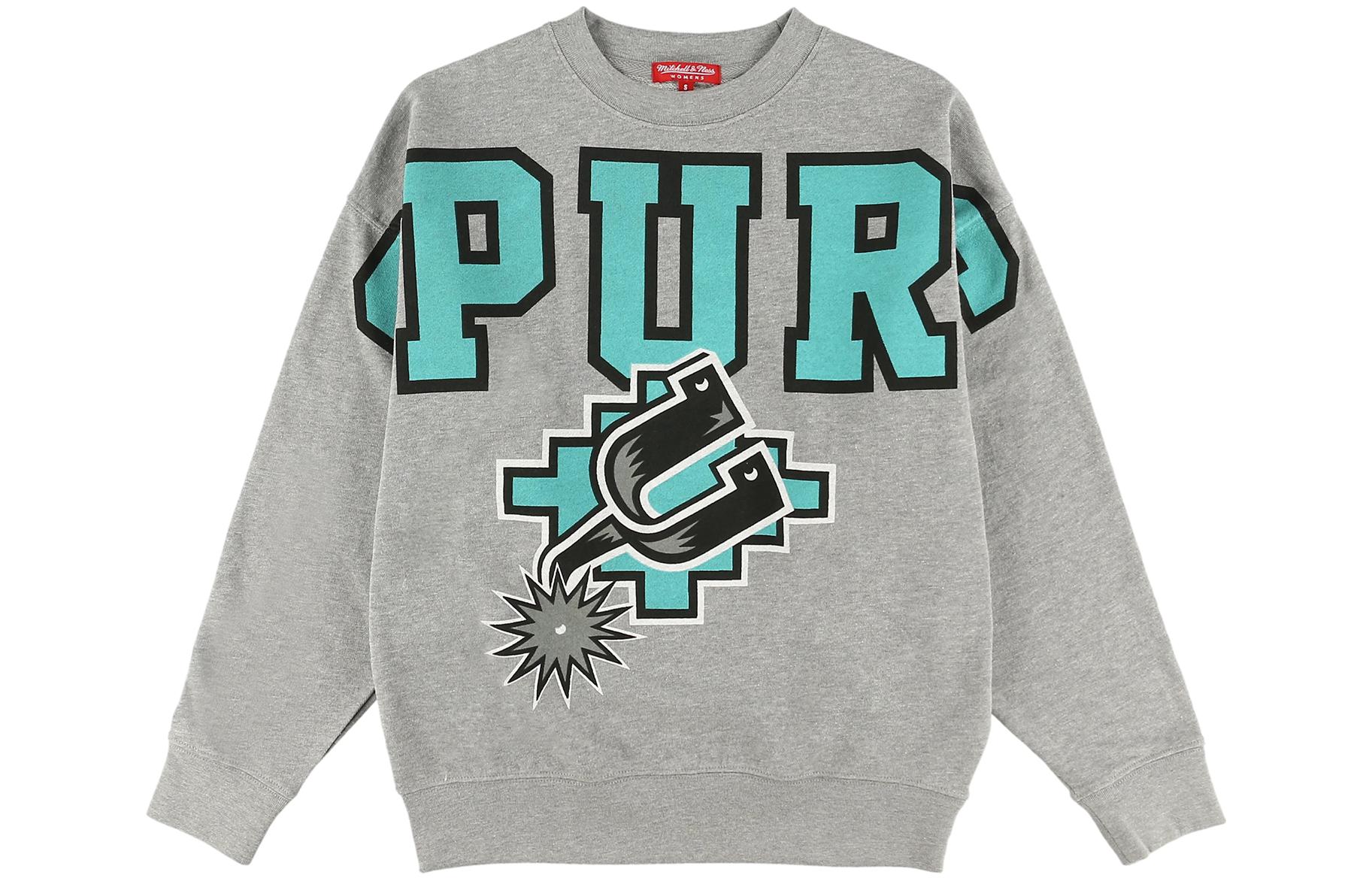Mitchell Ness Mitchell & Ness Spurs Retro Patchwork Pullover Sweatshirt Multicolor FCNKDA18014-SASBLCK