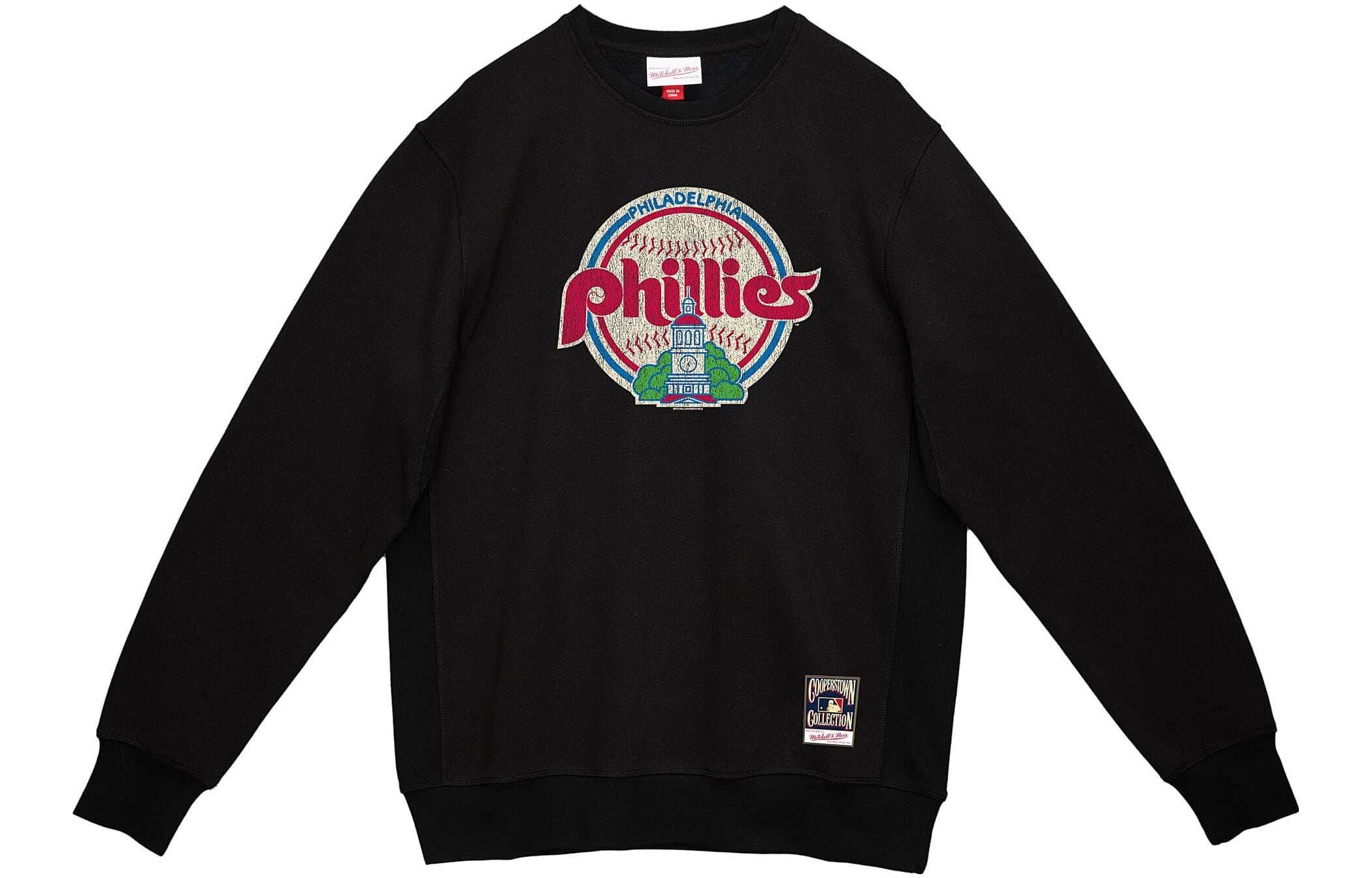 Mitchell Ness Mitchell & Ness SS23 Black Embroidered Casual Long-Sleeve Jacket for Men OJZP5008-CCRYYPPPBLCK