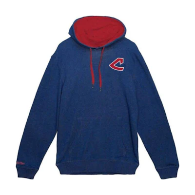 Mitchell Ness Mitchell & Ness SS23 Letter Print Black Hoodie Men’s Long Sleeve Pullover FPHD5901-MBUYYPPPBLCK
