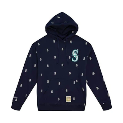 Mitchell Ness Mitchell & Ness SS23 Letter Print Orange Hoodie Casual Long Sleeve FPHD4987-BORYYPPPDKOR